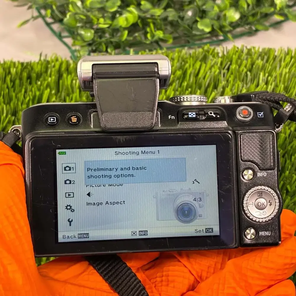Olympus PEN Lite E-PL3 Mirrorless Digital Camera with Accessories